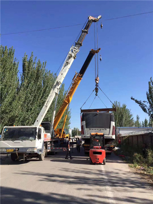 安福县港口集装箱搬运案例